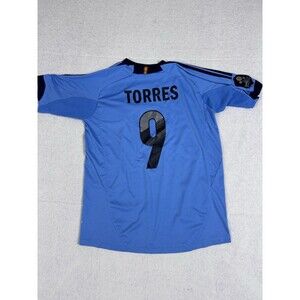 SPAIN 2012 2013 EURO AWAY FOOTBALL SHIRT JERSEY ADIDAS CAMISETA #9 TORRES